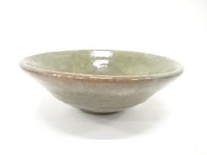 神懸焼　秋光造　灰釉　茶碗